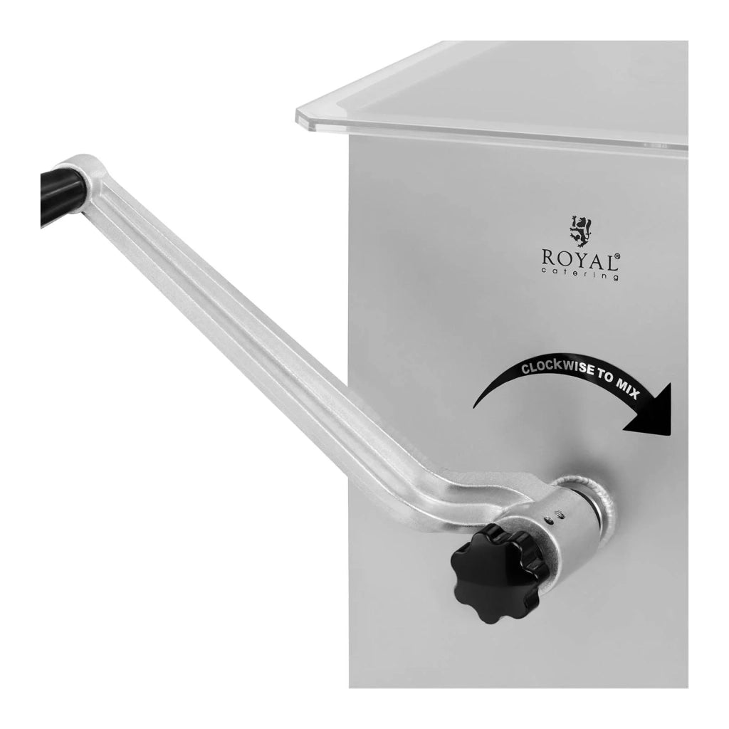 Impastatrice manuale professionale per carne in acciaio inox da 16 litri 14_0004531