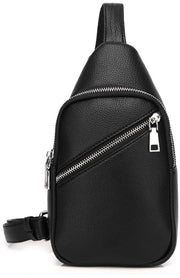 Borsa da Sling - Borsa Casual - Tas da Spalla - Nero - Sporttas per Uomo e Donna - Ideale per Avventure quotidiane