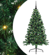 Albero di Natale | Decorazioni natalizie artificiale con luci integrate Verde 150 cm