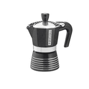 Macchinetta Caffettiera Caffè Infinity Rock Nera 2 Tazze