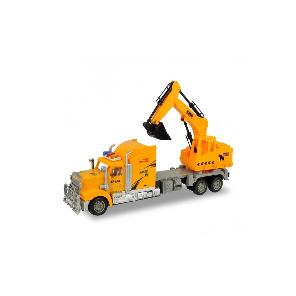 Trade Shop - Camion Scavatutto Da Lavoro Radiocomandato 4 Funzioni In Tre Colori -