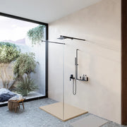 Piatto doccia 70x140 cm colore avorio effetto pietra | Samos