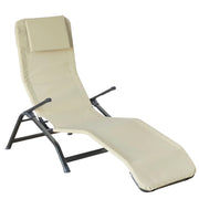 Sdraio lettino metal far Beachtlux oscillante beige ecru new 2024