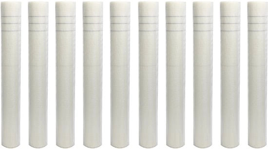 Stucco per armatura 500m² rete per armatura tessuto per muri interni ed esterni 4x4 mm 165 g/m² bianco