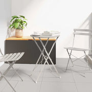 Tavolo da bistrot Beige Ø 50 x 71 cm 42002965