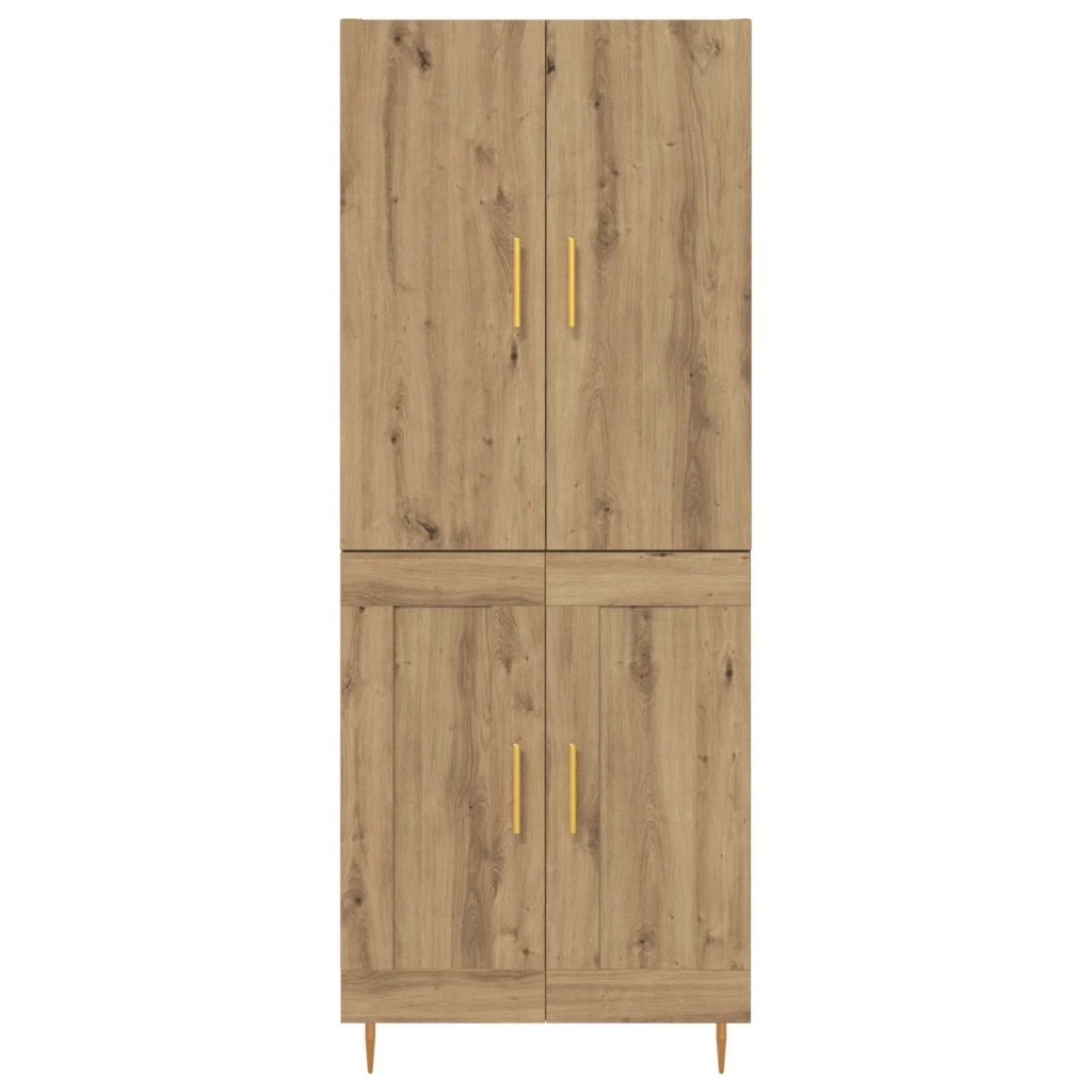 Credenza | Madia | Buffet da pranzo | Armadio da pranzo Rovere artigianale 69,5 x 34 x 180 cm