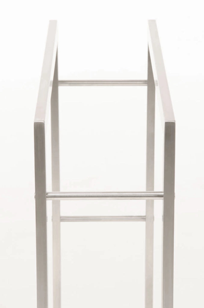 Portalegna KERI in robusto acciaio inossidabile 25x80x100 cm