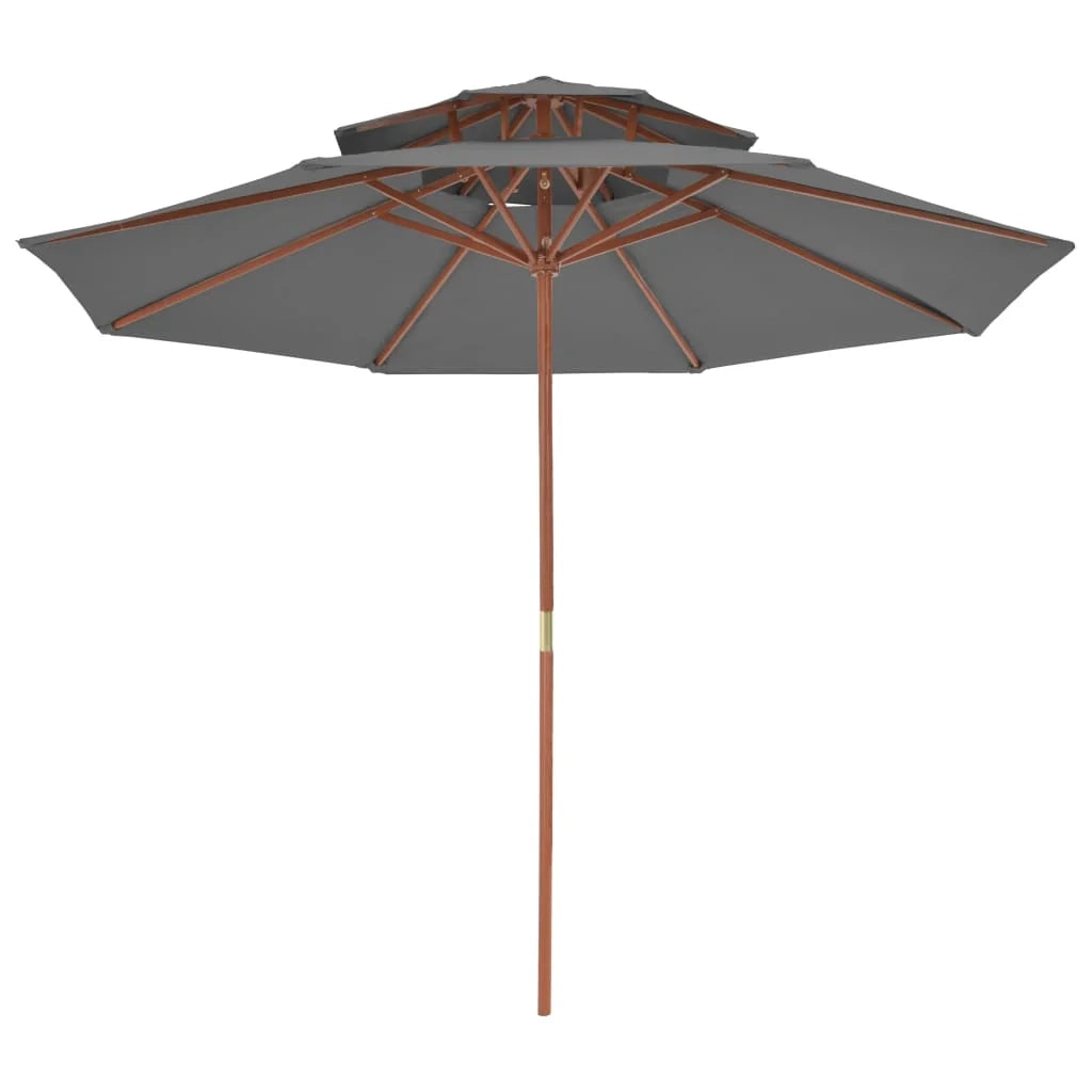 Ombrellone doppio con palo in legno 270 cm antracite 02_0008439