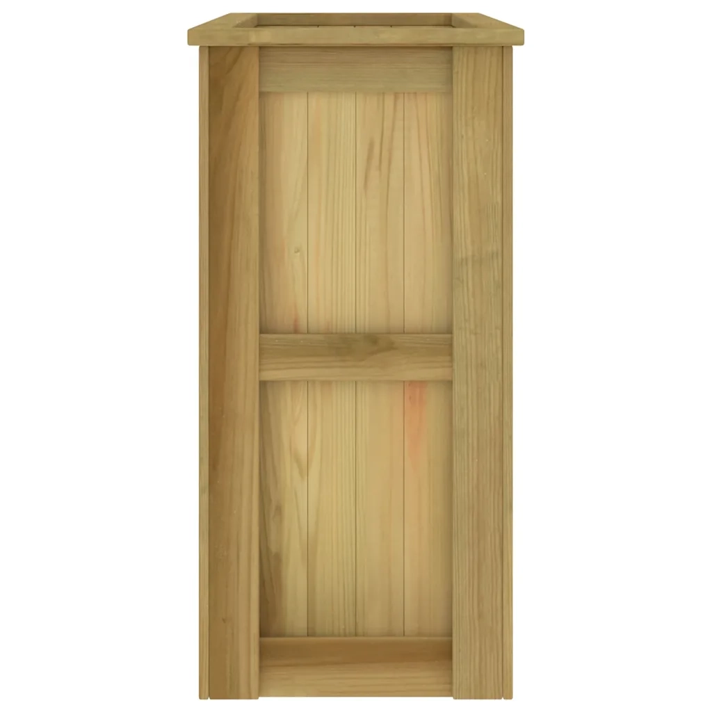 Fioriera | Cassetta per fiori | Vaso Rialzata 196x50x100 cm in Legno di Pino Impregnato