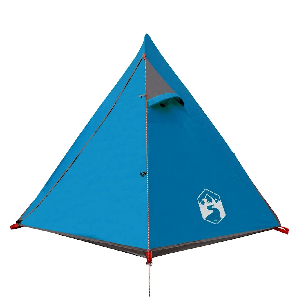 Tenda da Campeggio a Cupola per 2 Persone-Tenda per Escursionismo Blu Impermeabile 701808