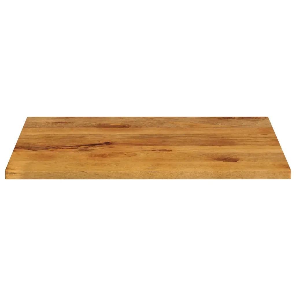 Piano per Tavolo | Superficie Tavolo | Piano Scrivania 90x80x3,8 cm Rettangolare Legno Massello Mango