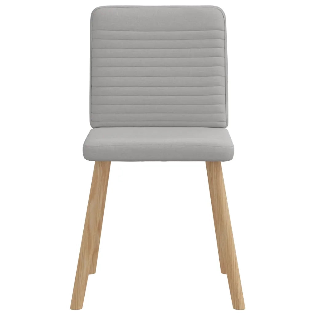 Sedie da Pranzo 6 pz Grigio Nuvola in Tessuto 3315523