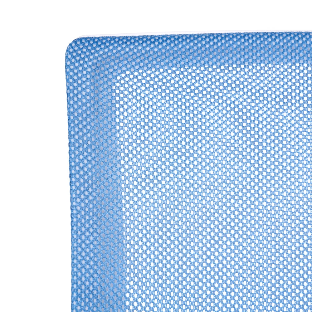 Sedia girevole da ufficio con schienale reclinabile regolabile in altezza blu moderna ufficio in casa