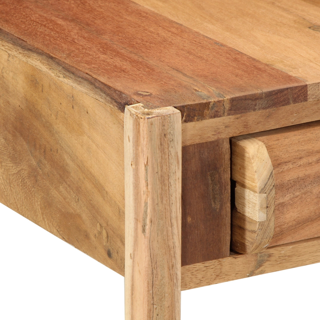 Tavolino 43x32x46 cm Legno Massello Recuperato
