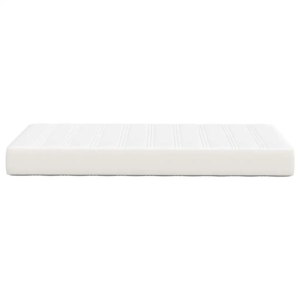 Materasso da Letto con materasso Crema 90 x 190 cm Tessuto 42008263