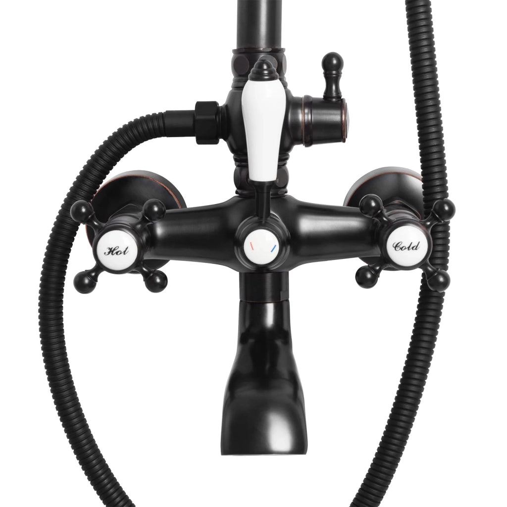 Set Doccia Rea Bergamo Old Black