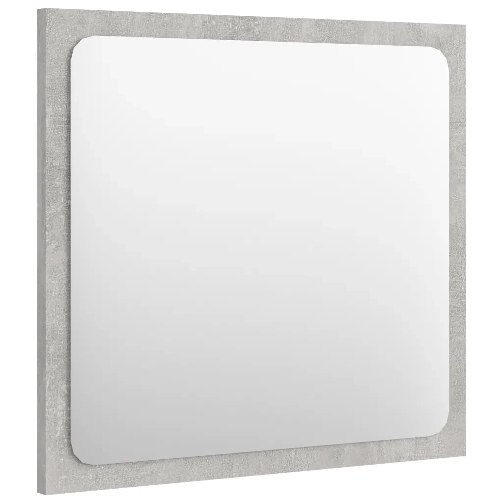 Set Mobili da Bagno 3 pz Grigio Cemento in Legno Multistrato