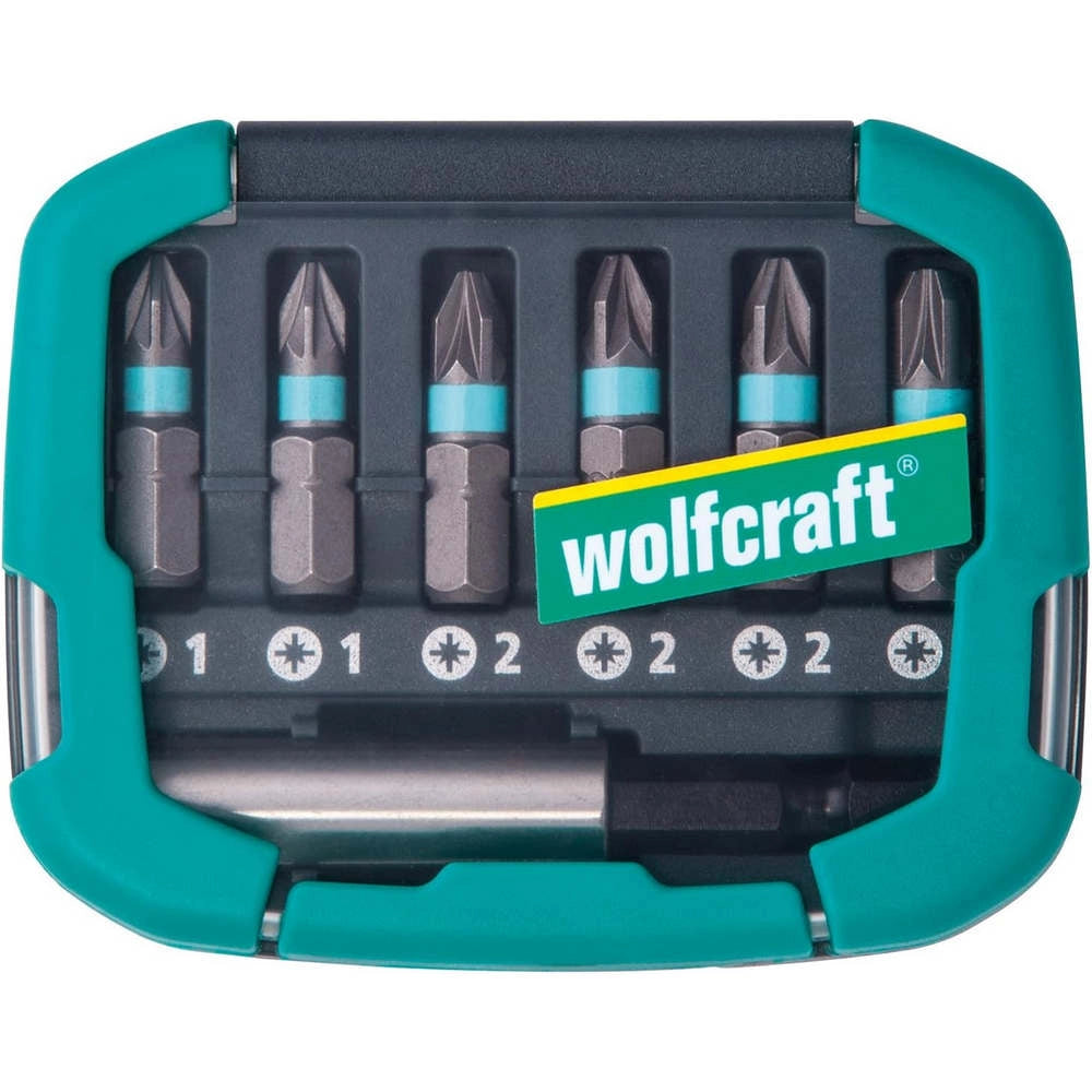Bit-Box 6 Inserti Impronta a Croce PZ 1–3 e Portainserto Wolfcraft