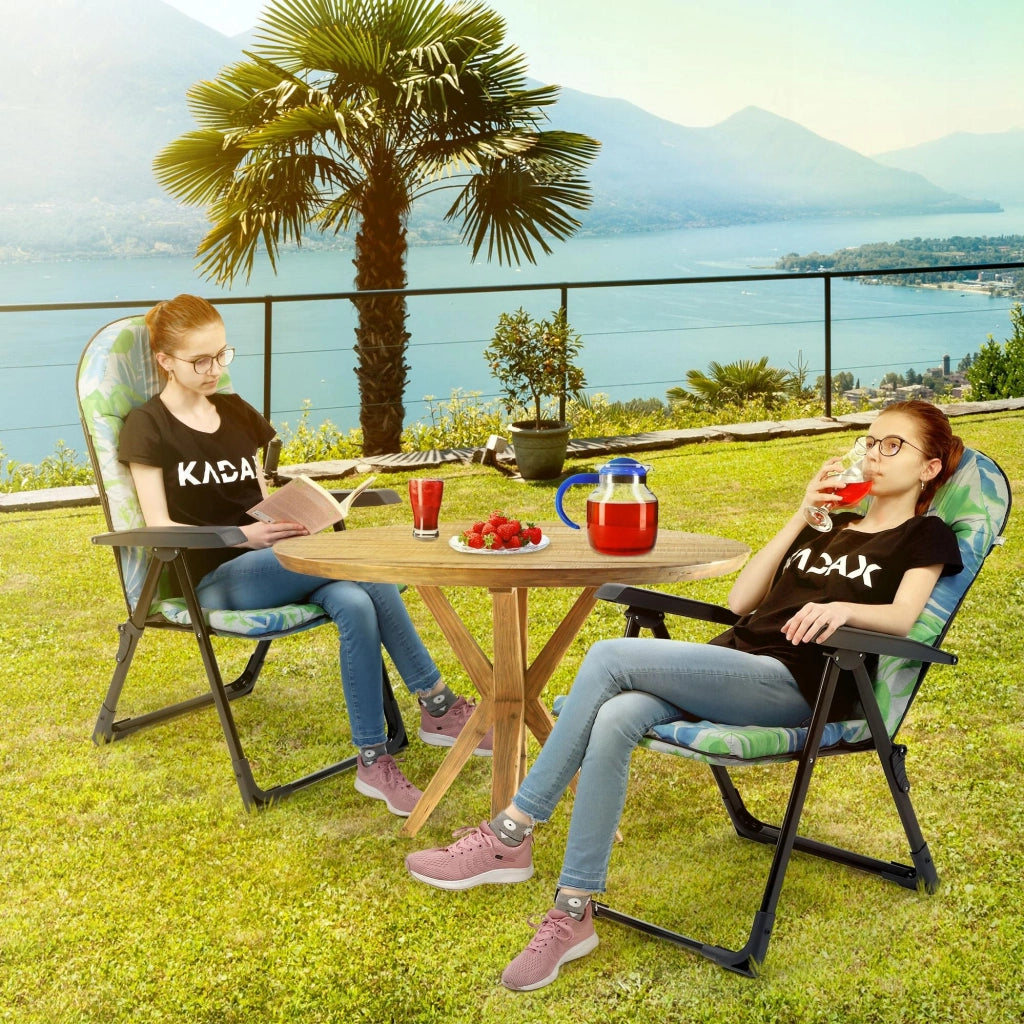 Sedia a sdraio da giardino KADAX, pieghevole, da spiaggia, regolabile, comoda, per turisti, da terrazza