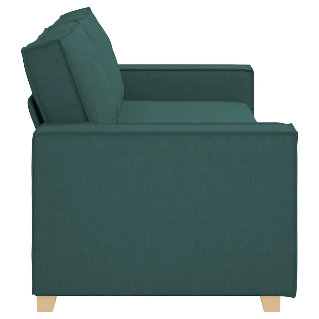 Divano 3-Persone Verde Scuro 220 cm Tessuto 4104995