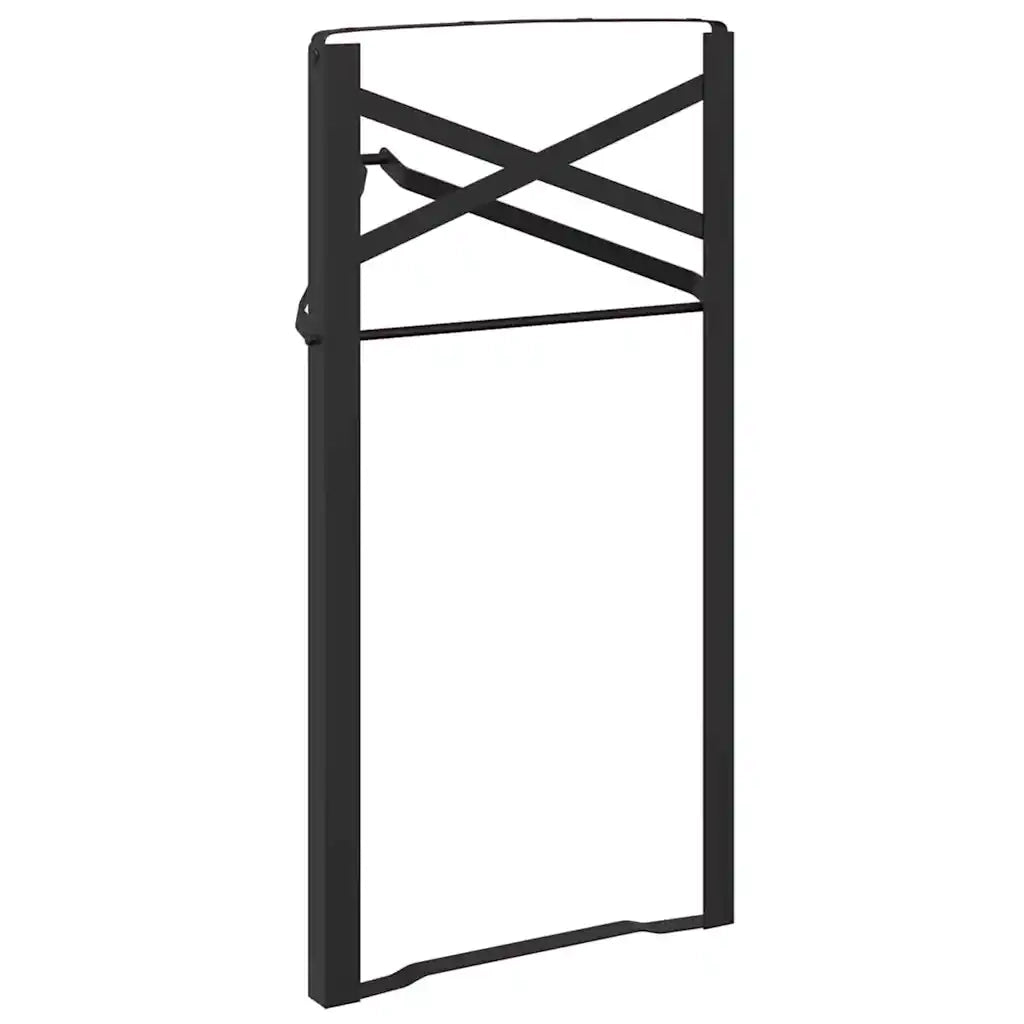 Gamba per Tavolo Birra 2 pz | Piede del tavolo Nero 39 x 3 x 75 cm