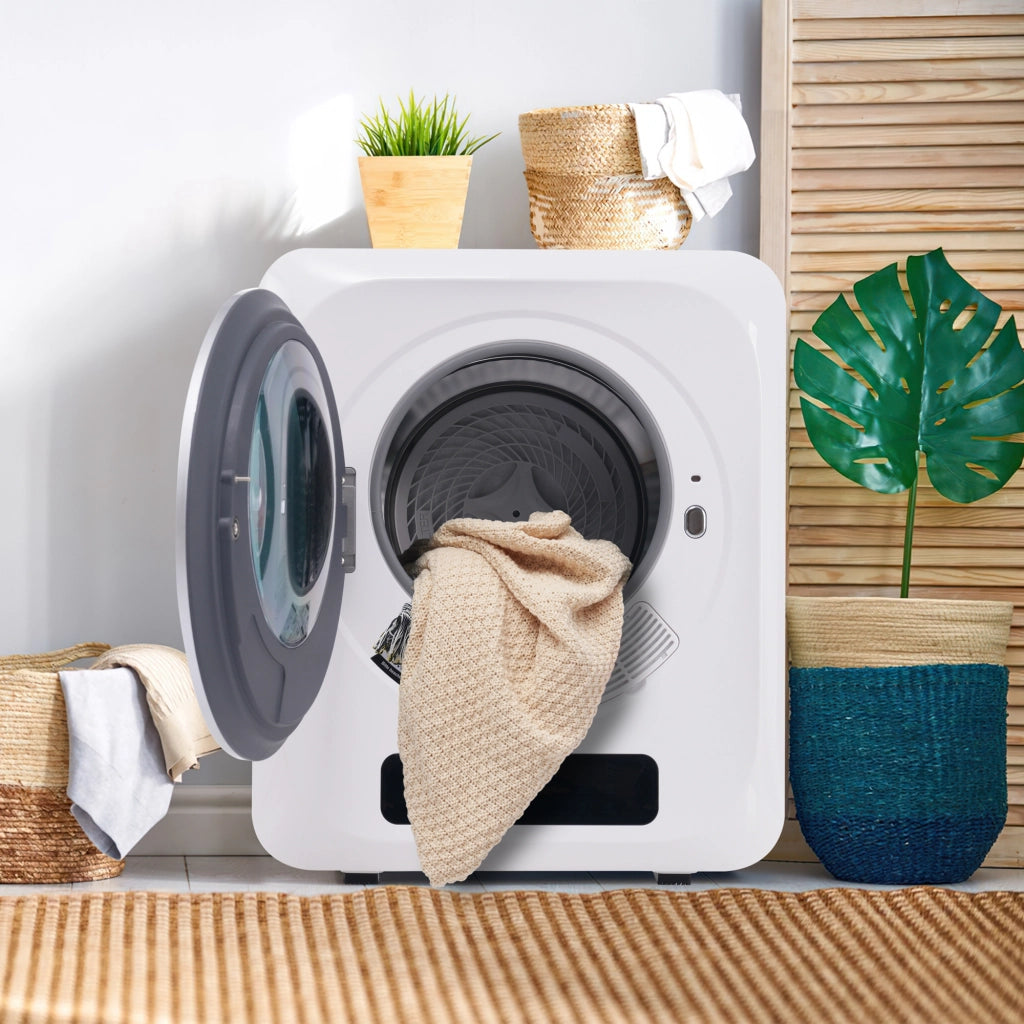 Asciugatrice compatta da parete 3 kg; fino a 4 kg; 850 W; 6 programmi; bianca