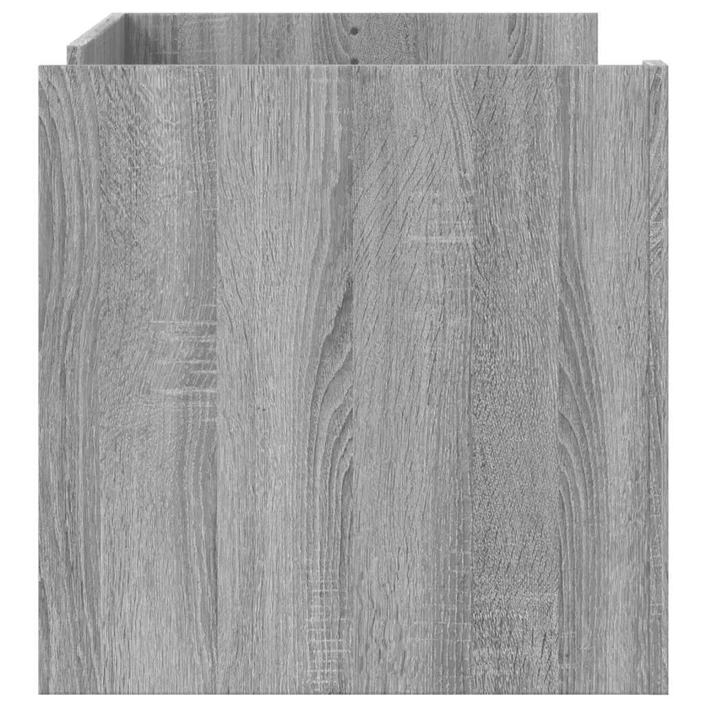Tavolino Salotto Grigio Sonoma 100x50x50 cm Legno Multistrato
