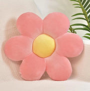 Cuscini Decorativi Fiori di Margherita Bianchi - Decorazione Aestetica e Preppy per la Camera, il Divano, la Sedia 38cm (Rosa)