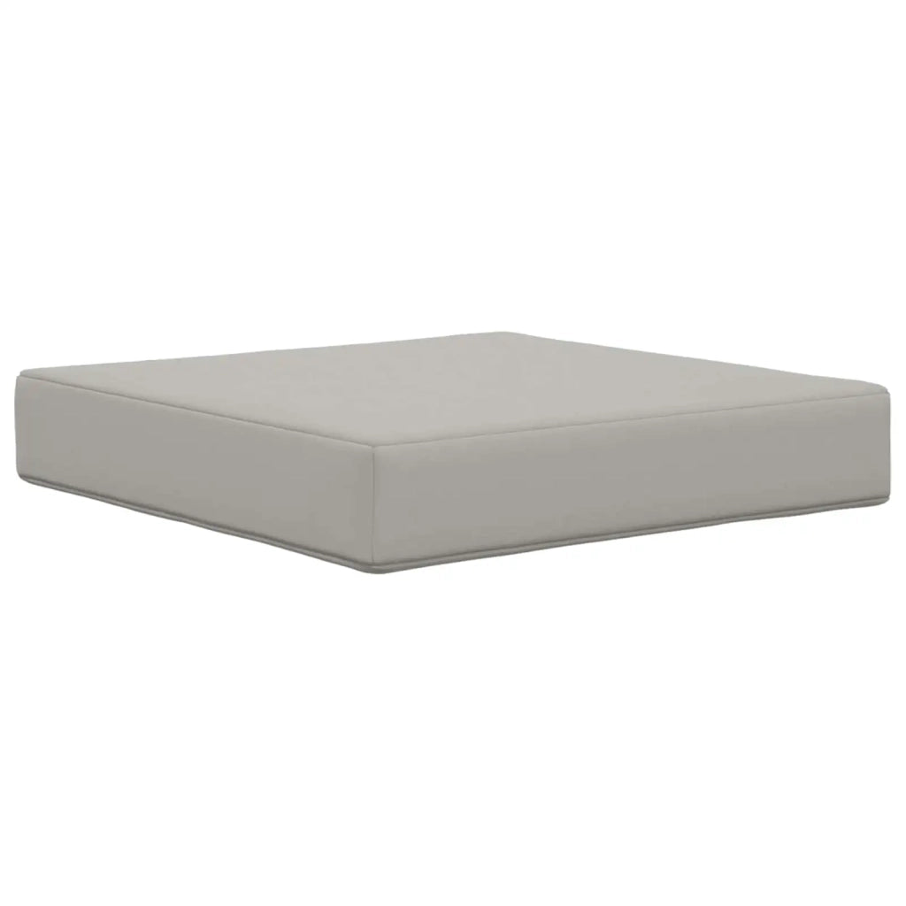 Cuscino per divano da esterno 3 pcs Grigio Poliestere