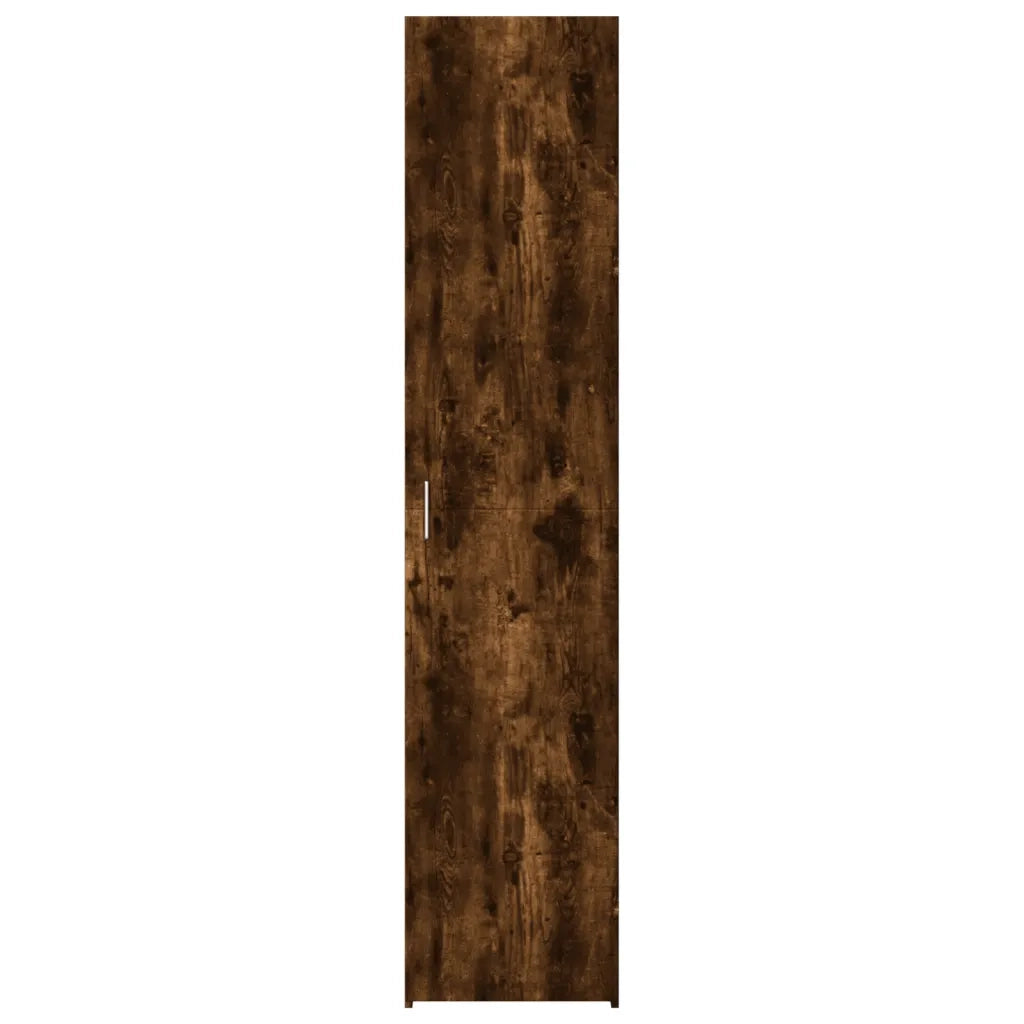 Credenza | Madia | Buffet da pranzo | Armadio da pranzo Rovere Fumo 40x42,5x185 cm in Legno Ingegnerizzato