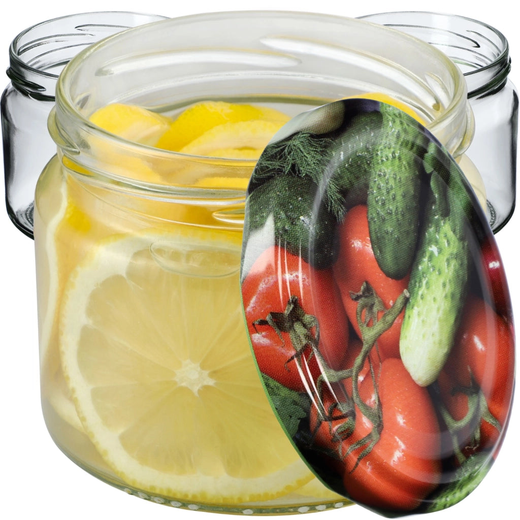 KADAX Sonka vasetti 330ml 50pz 82mm + coperchi "Verdure"