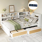 Divano letto multifunzione MDF 140x200 cm