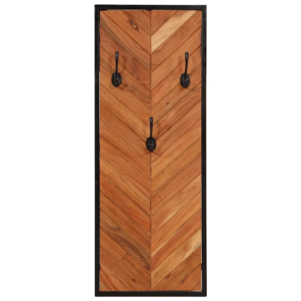Appendiabiti 2 pz 35x1x90 cm in Legno Massello di Acacia CFW8235445