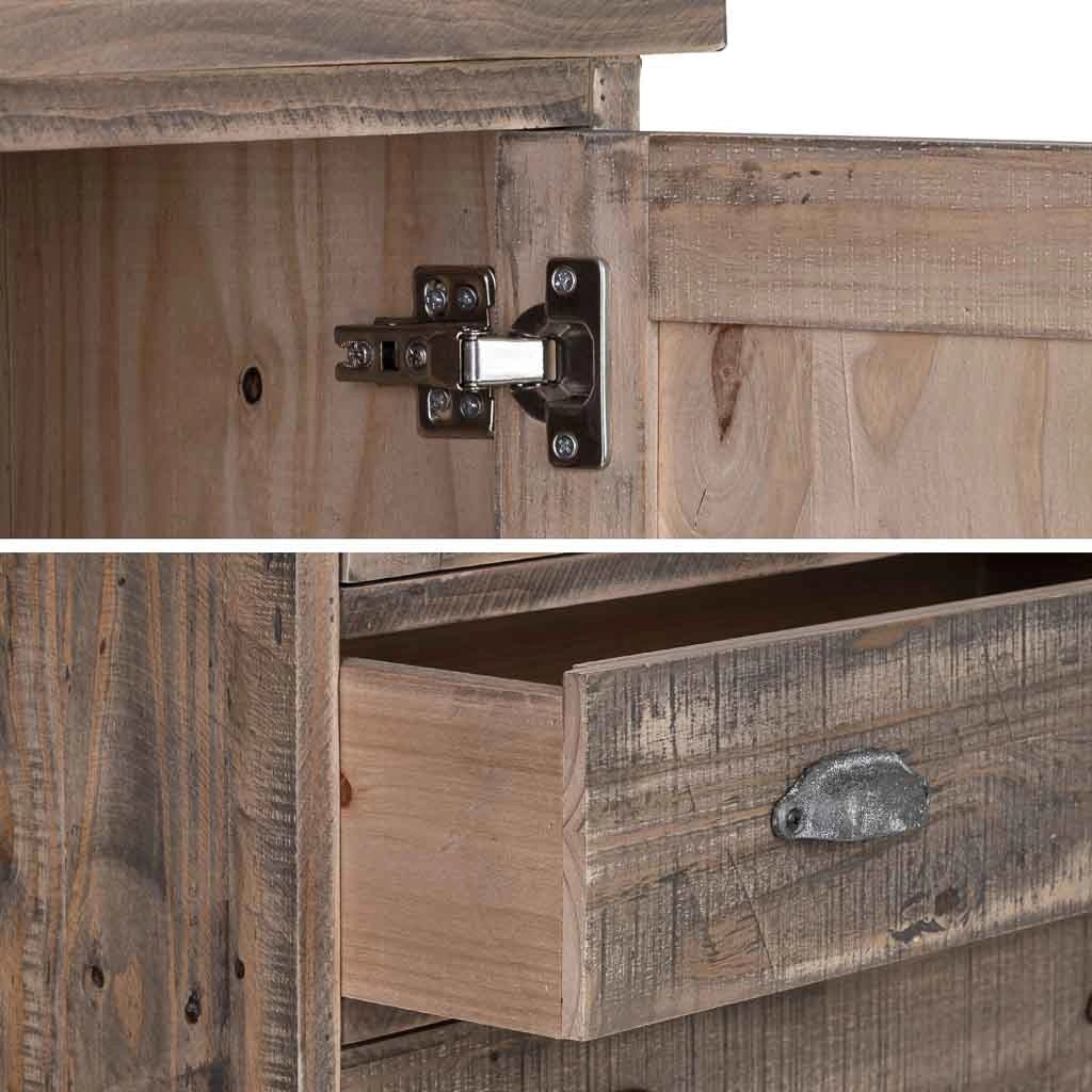 Armadio in legno marrone 81x40x152h cm