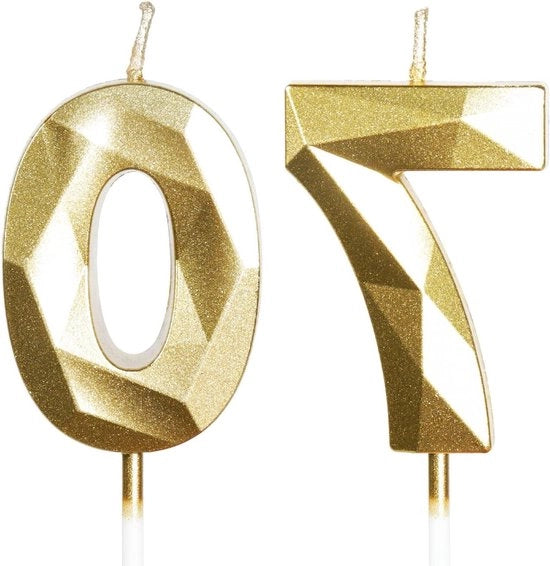 Candela e Decorazione per Compleanni 70 Anni per Eventi di Festa
