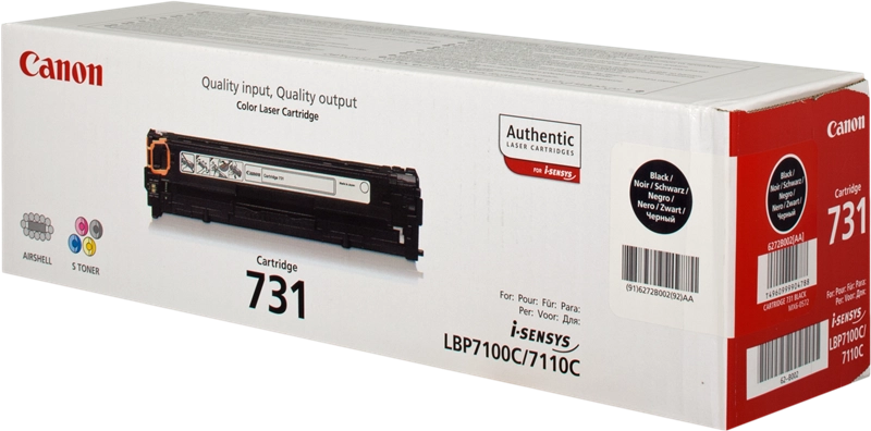 Canon 731 cartuccia toner 1 pz Originale Nero