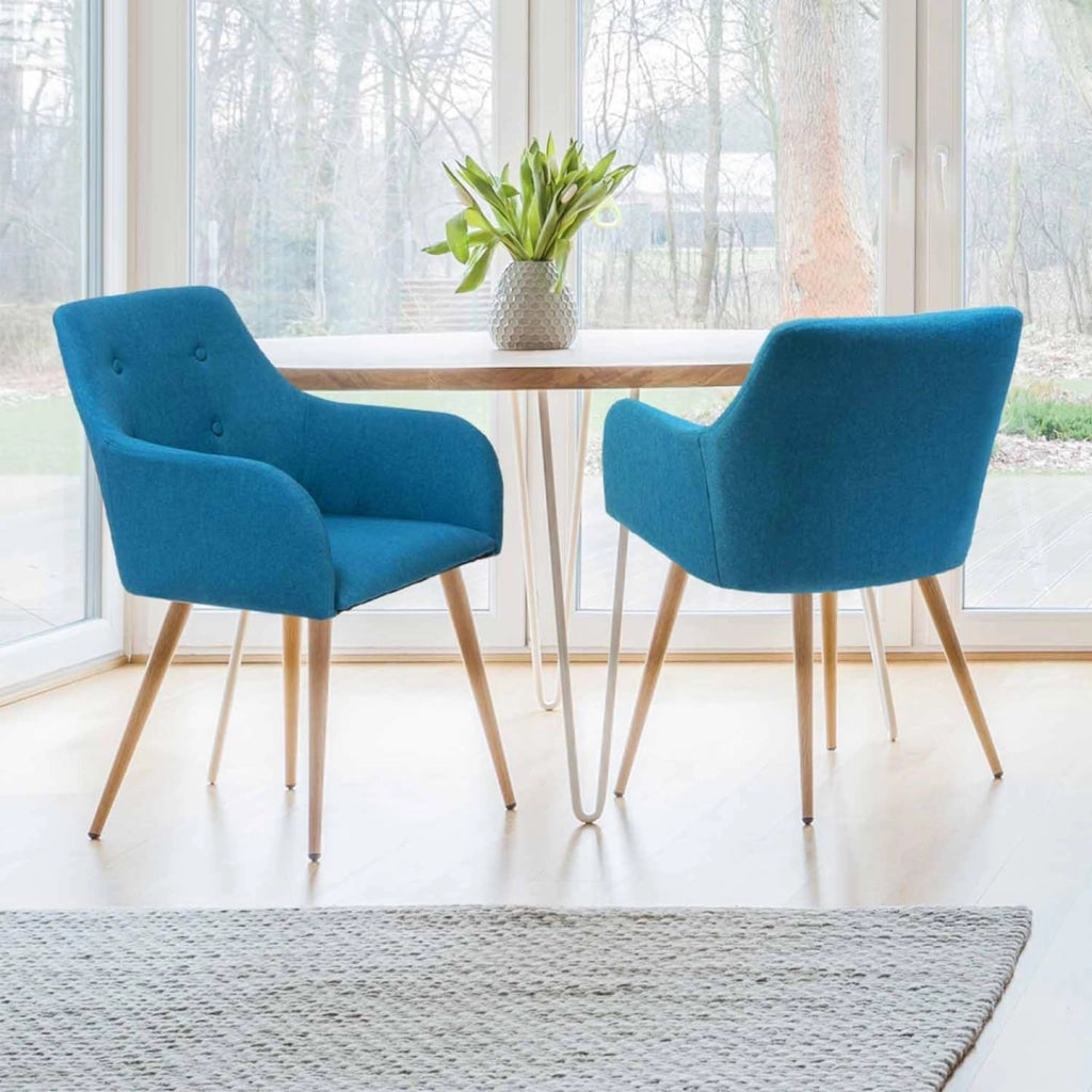 Set di 2 poltrone DANIA blu anatra