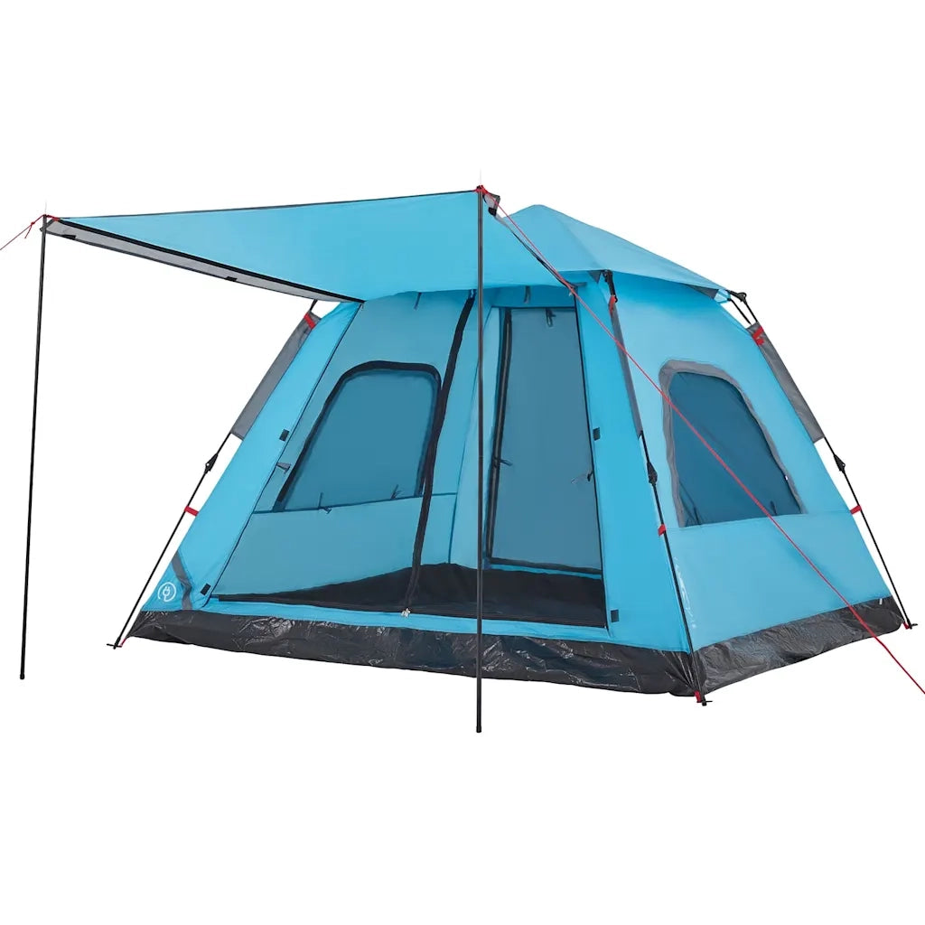Tenda a Cupola da campeggio | Tenda da campo 5 Persone Blu a Rilascio Rapido