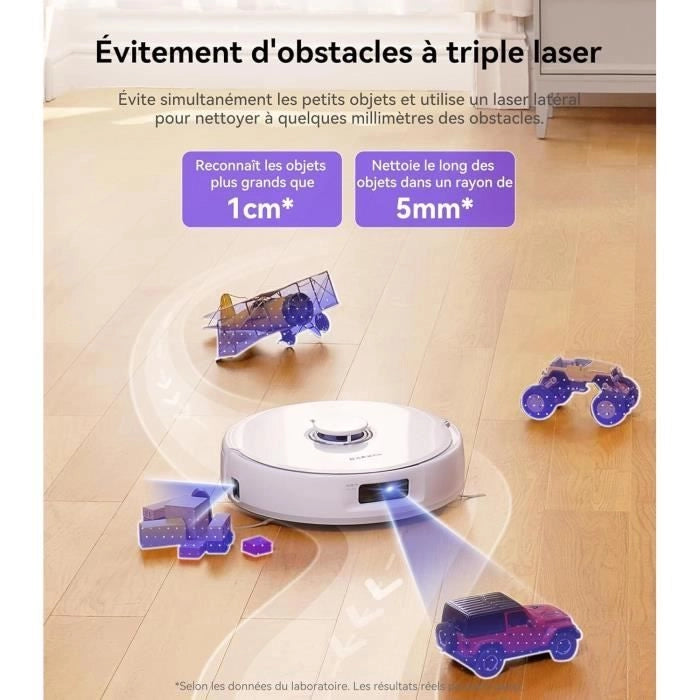 Aspirapolvere robot NARWAL Freo X Ultra con stazione di ricarica All-in-One - Pulizia intelligente - Potenza 8200 PA