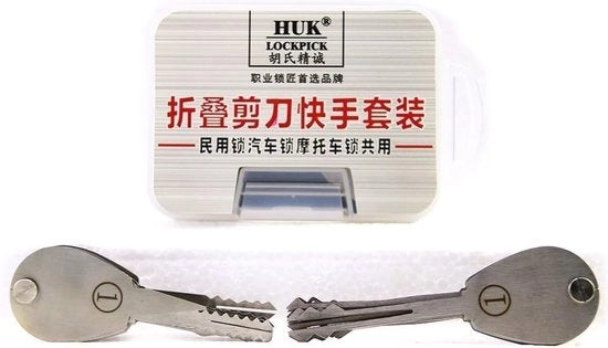 Opener a Chiusura Auto Ripiegabile - Set di 20 Punte di Sfregio a Doppia Faccia per Serramentisti
