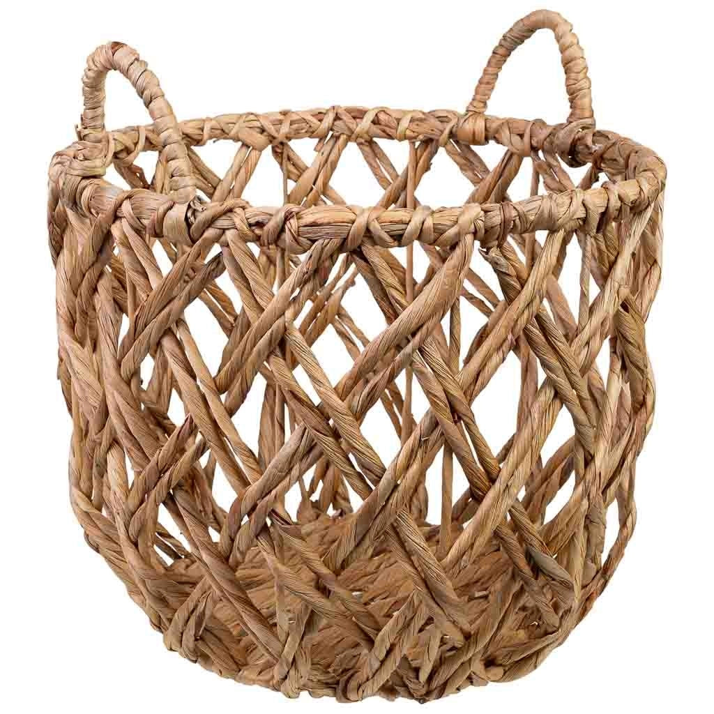 Cesto in fibra naturale marrone D40x33/23