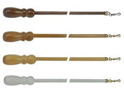 FRUSTA IN LEGNO- - cm.125 - naturale - 1 blister