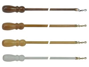 FRUSTA IN LEGNO- - cm.125 - naturale - 1 blister
