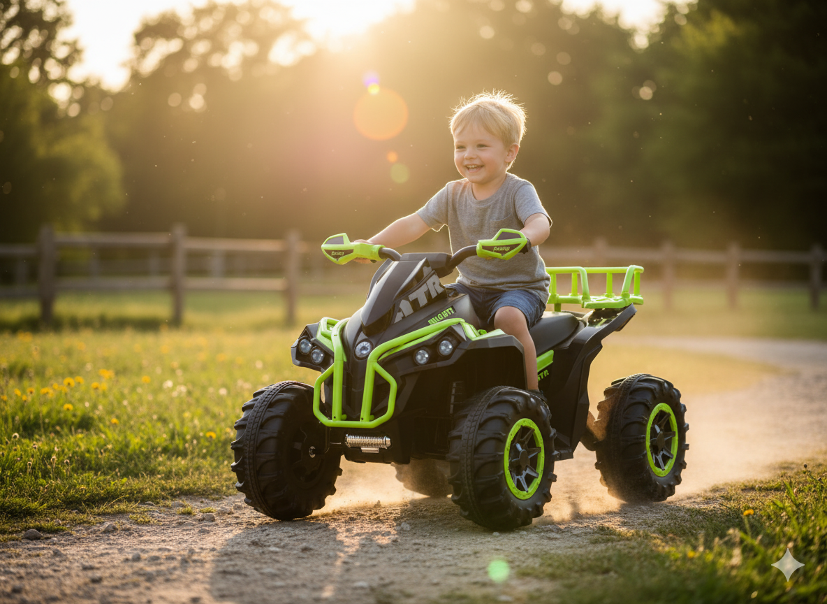 Quad Elettrico per Bambini 12V ATV 1.0 Verde