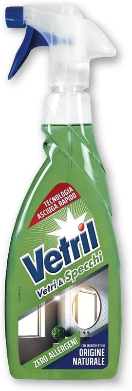 VETRIL DETERGENTE SPRAY NATURAL VETRI DOCCIA ANTICALCARE CON SCUDO ANTIGOCCIA 650 ML