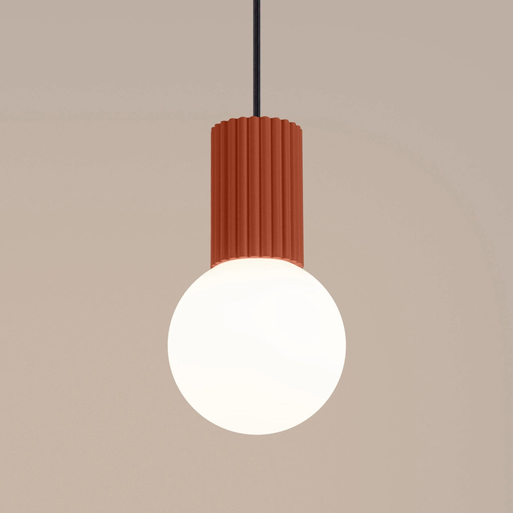 Lampada sospensione SFERA Pure Lume rosso/bianco G9 8W