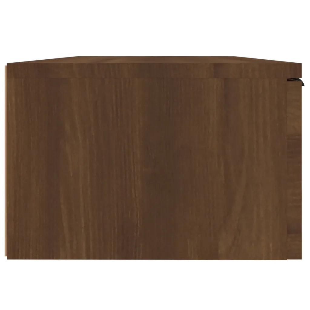 Mobili Pensili 2 pz Marrone Rovere 68x30x20cm Legno Multistrato cod mxl 32807