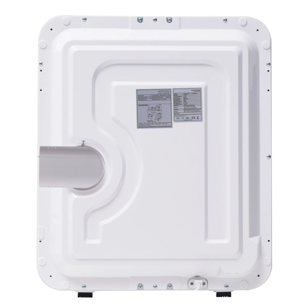 Asciugatrice compatta da parete 3 kg; fino a 4 kg; 850 W; 6 programmi; bianca