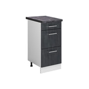 Vicco Mobiletto base per cucina Calcestruzzo nero 40 cm PL Antracite
