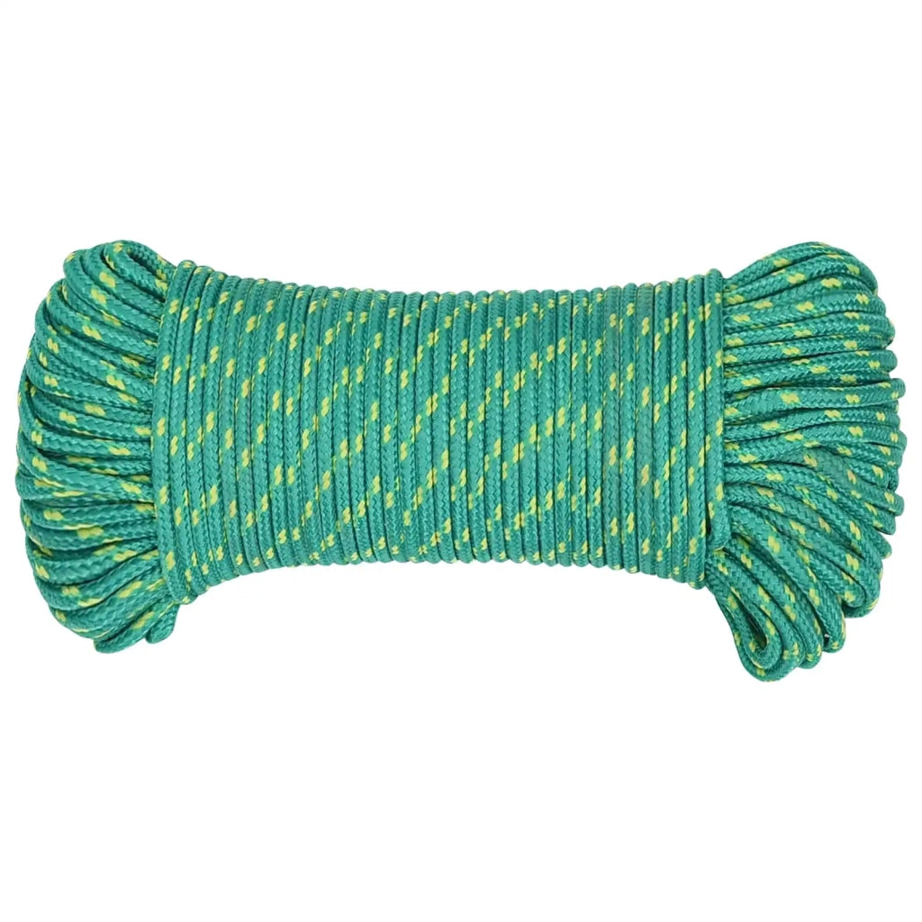 Corda multiuso 4 mm 100 m Verde PP 105 kg Carico massimo 3473291